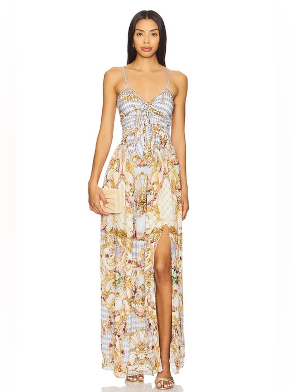 CAMILLA / Double Tie Front Silk Dress
Throne Games